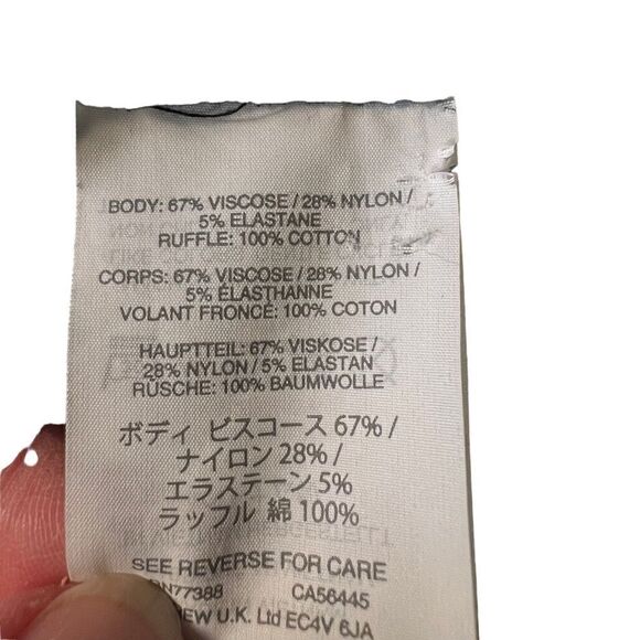 J Crew Velvet Peplum Black Top H3583 M - Picture 15 of 15